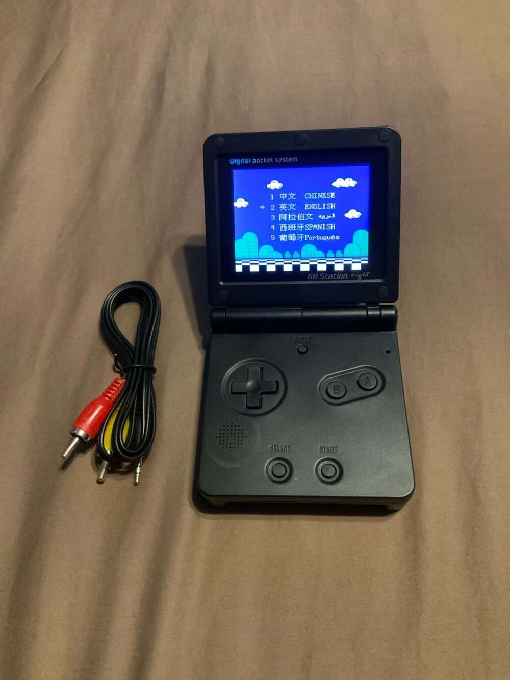 GB Station Light New 500-in-1 Retro Handheld Game Console GBA SP Clone